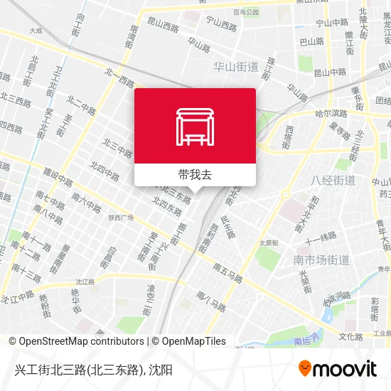 兴工街北三路(北三东路)地图