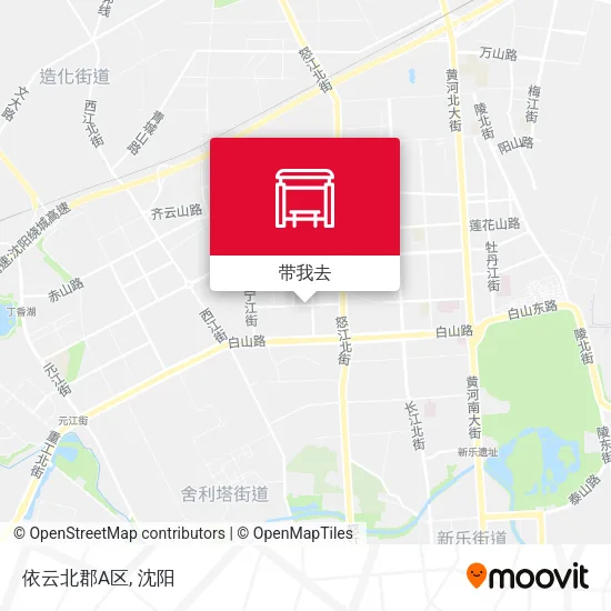 依云北郡A区地图