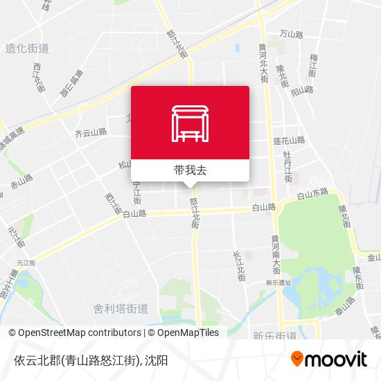 依云北郡(青山路怒江街)地图