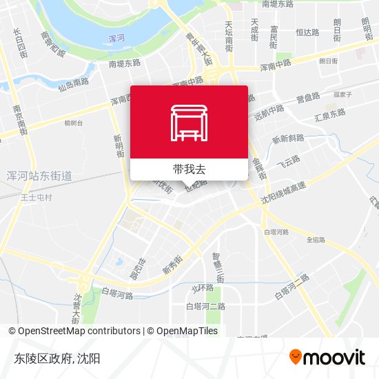 东陵区政府地图