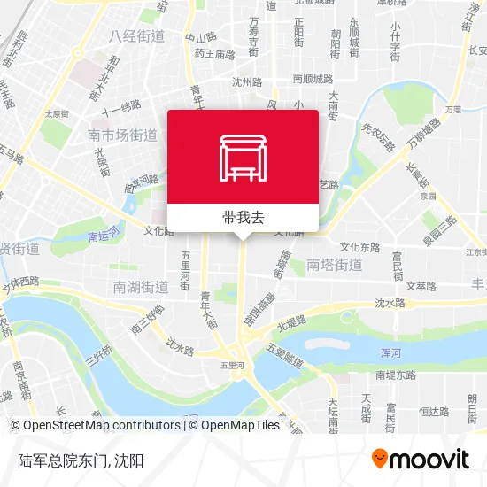 陆军总院东门地图