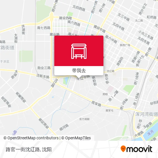 路官一街沈辽路地图