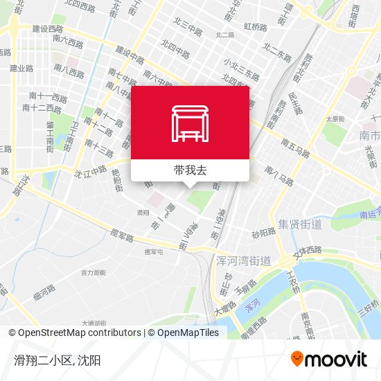滑翔二小区地图