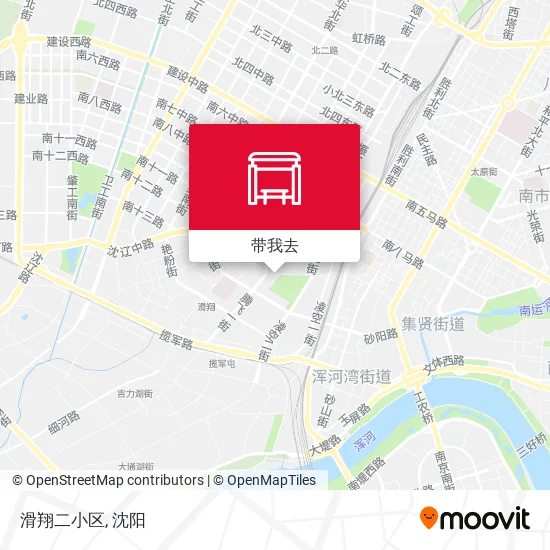 滑翔二小区地图