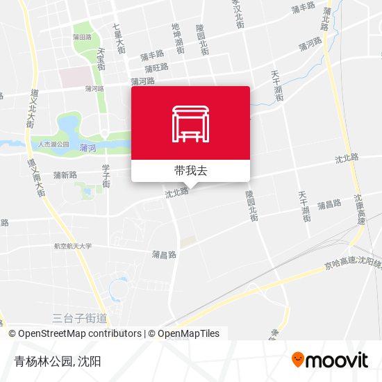 青杨林公园地图