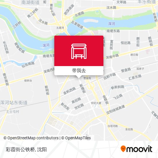 彩霞街公铁桥地图