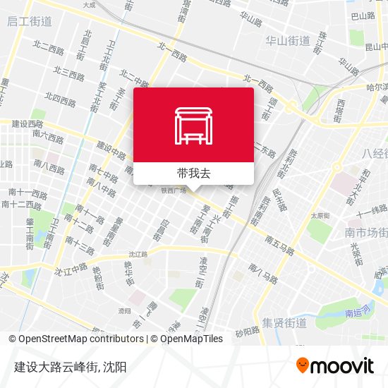建设大路云峰街地图