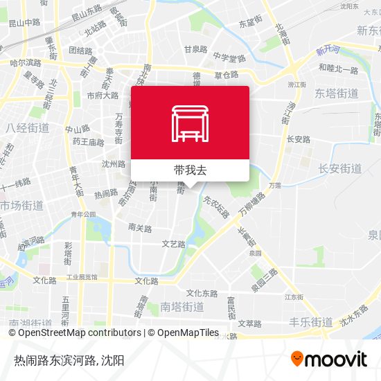 热闹路东滨河路地图