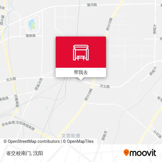 省交校南门地图