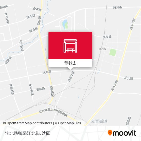 沈北路鸭绿江北街地图