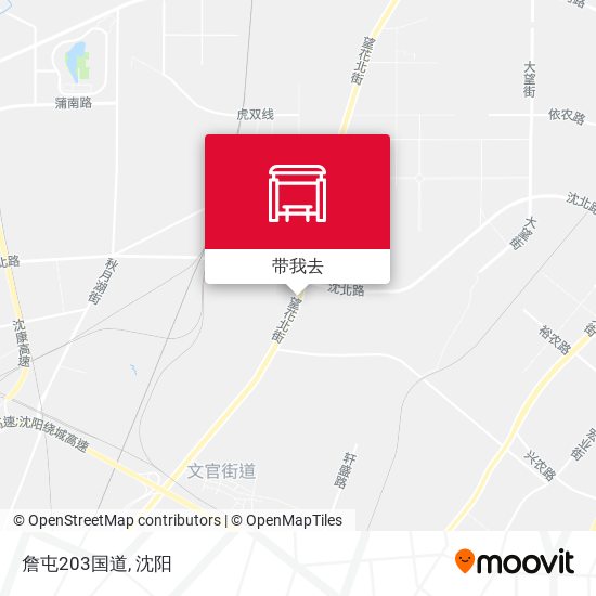詹屯203国道地图