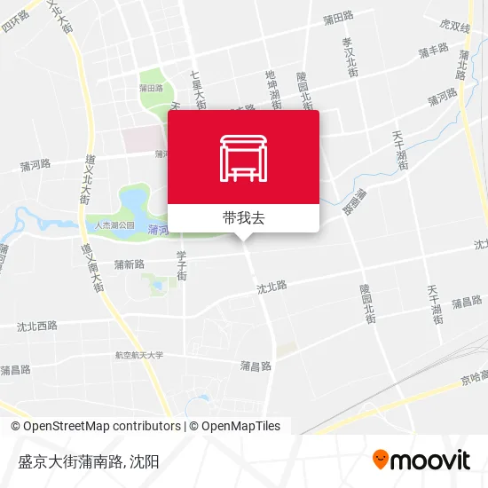 盛京大街蒲南路地图
