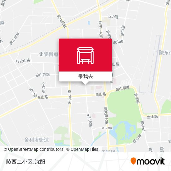 陵西二小区地图