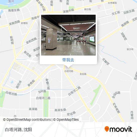 白塔河路地图