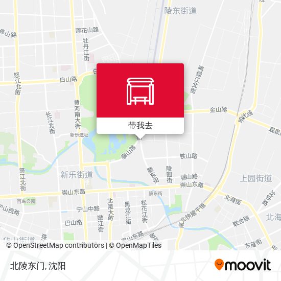 北陵东门地图