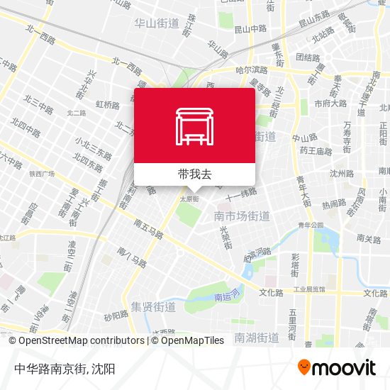 中华路南京街地图