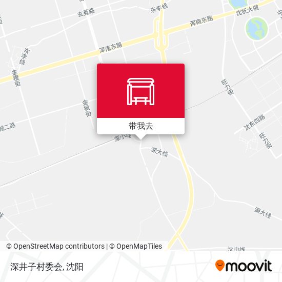 深井子村委会地图