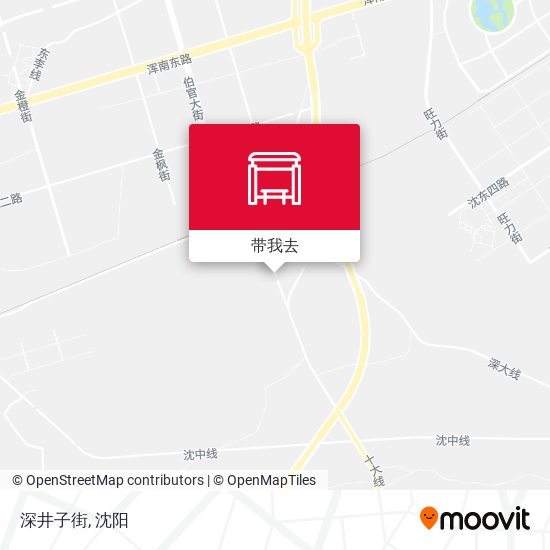 深井子街地图