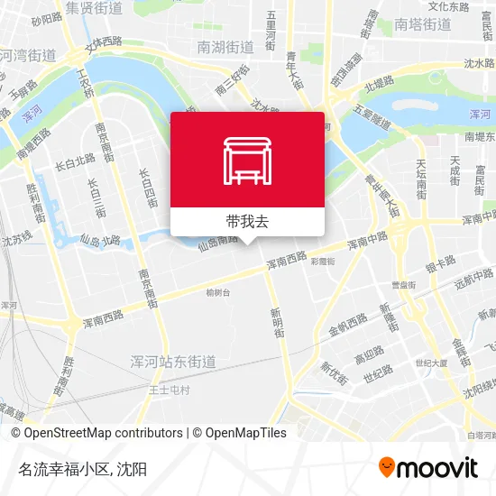 名流幸福小区地图