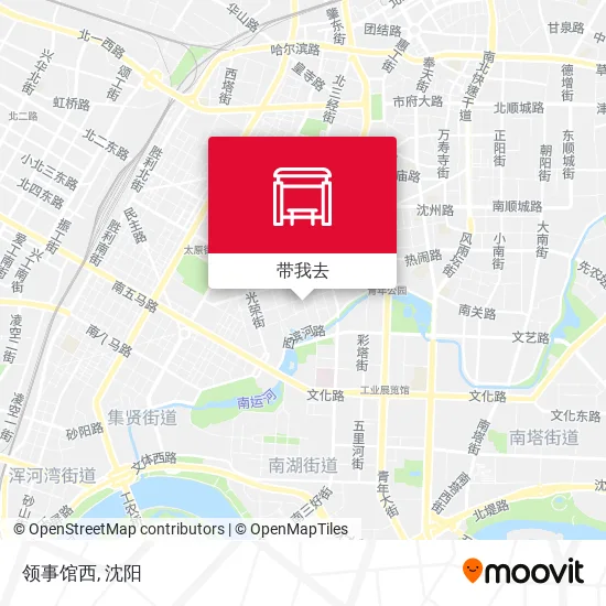领事馆西地图