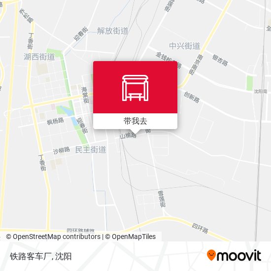 铁路客车厂地图