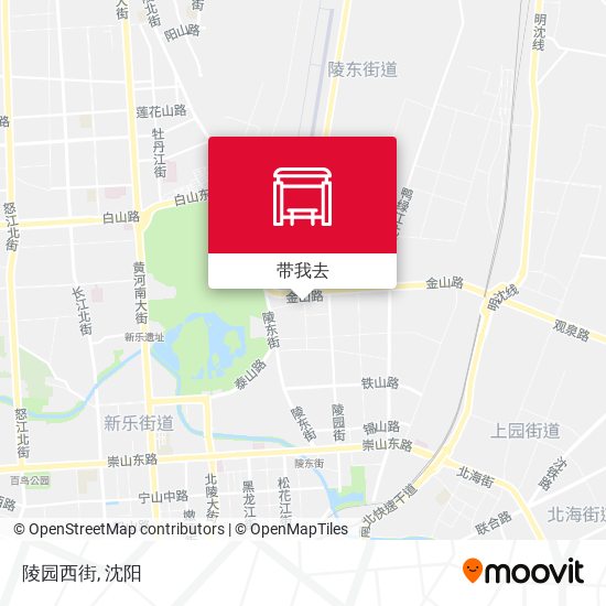 陵园西街地图