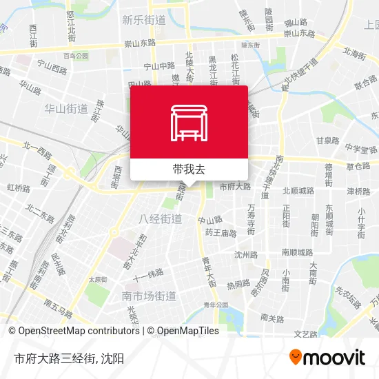 市府大路三经街地图
