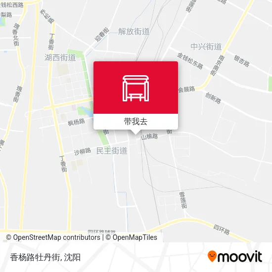 香杨路牡丹街地图