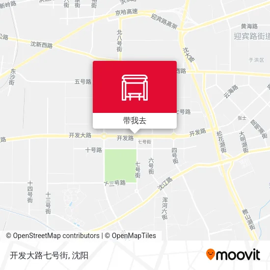 开发大路七号街地图