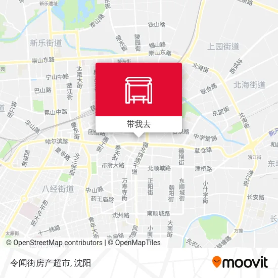 令闻街房产超市地图