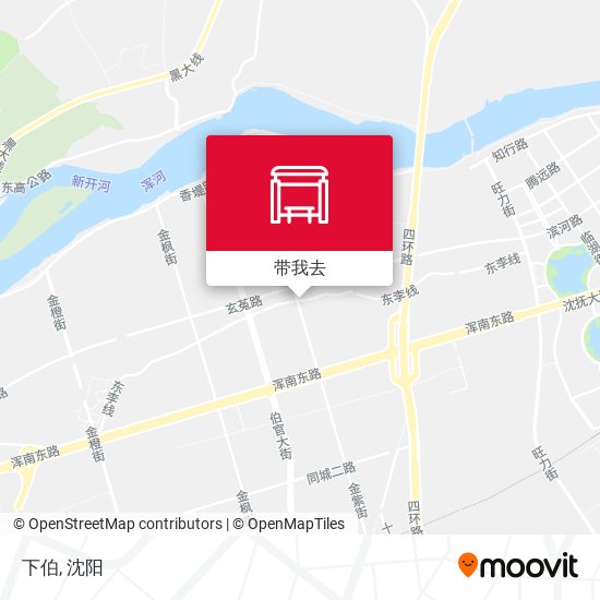下伯地图