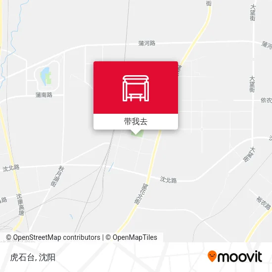 虎石台地图