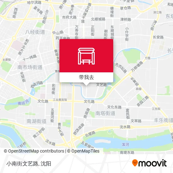 小南街文艺路地图