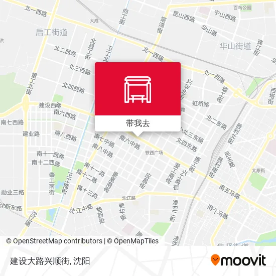 建设大路兴顺街地图