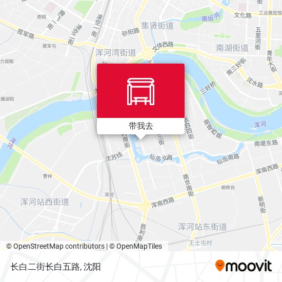 长白二街长白五路地图