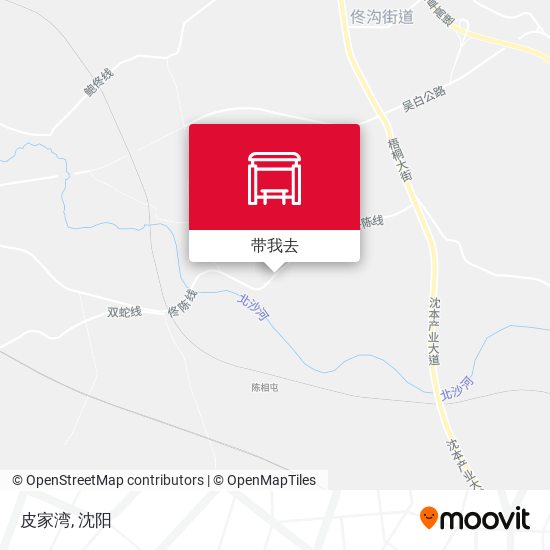 皮家湾地图