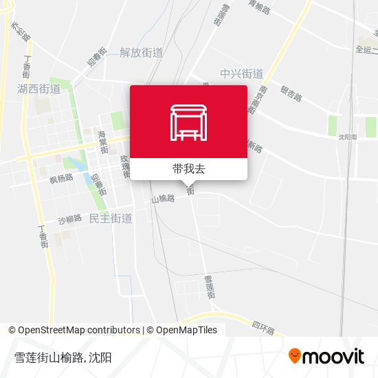 雪莲街山榆路地图