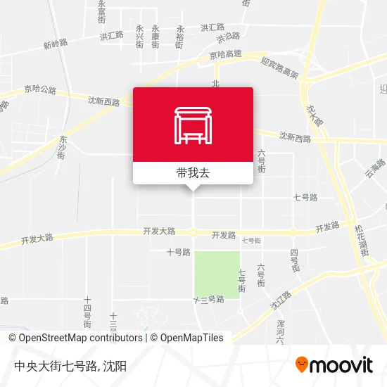 中央大街七号路地图