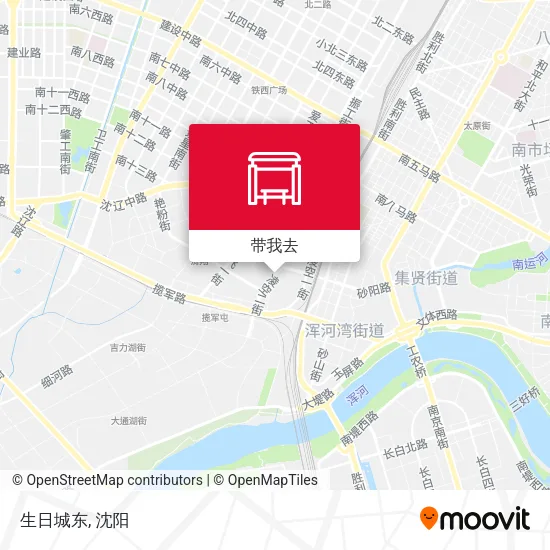 生日城东地图