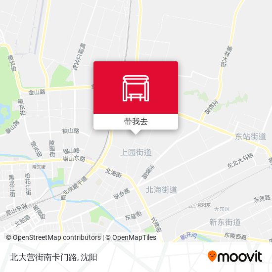 北大营街南卡门路地图