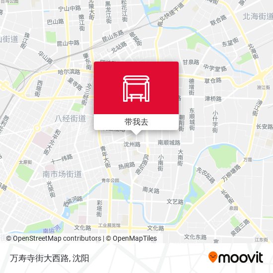 万寿寺街大西路地图