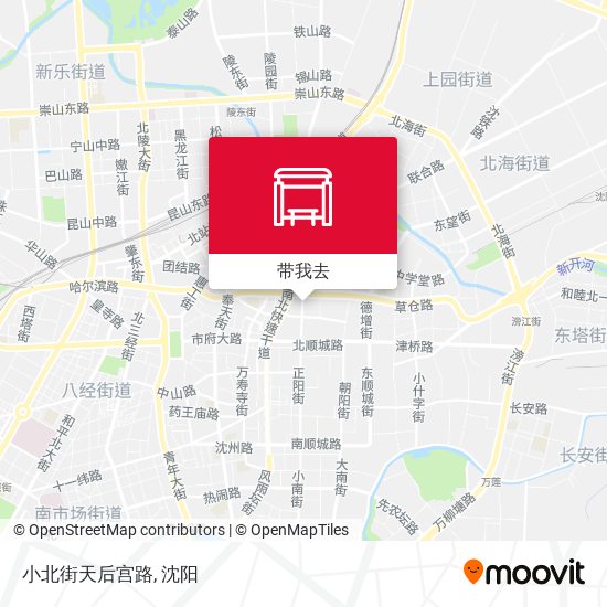 小北街天后宫路地图