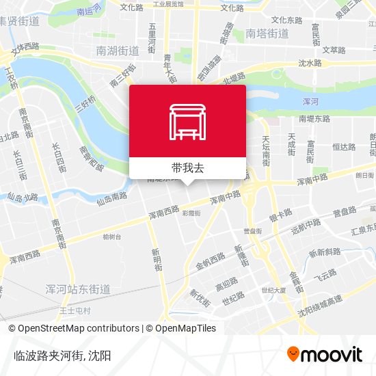 临波路夹河街地图