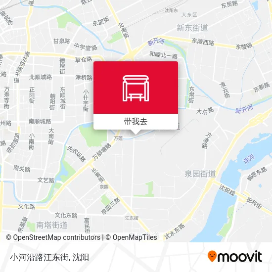小河沿路江东街地图