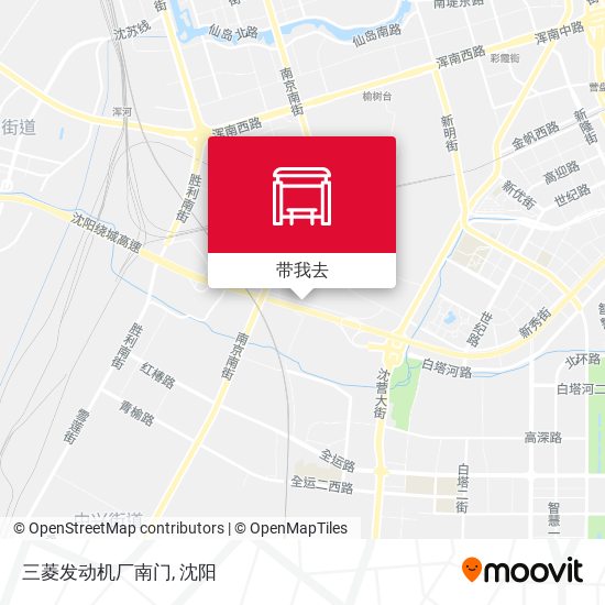 三菱发动机厂南门地图