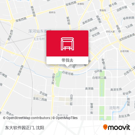 东大软件园正门地图