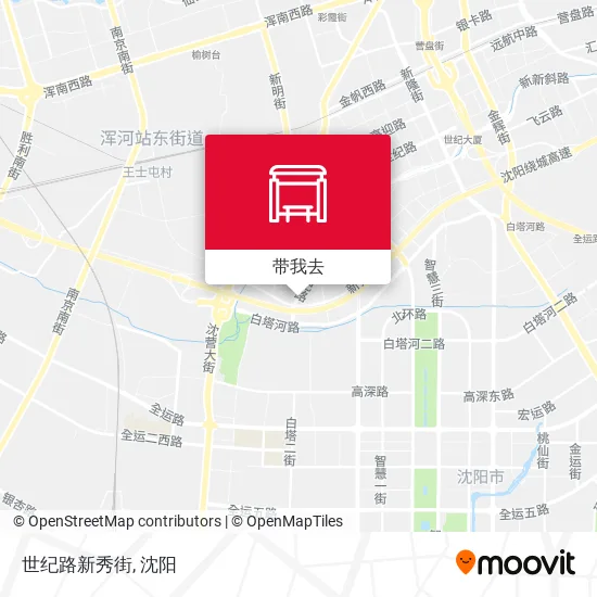 世纪路新秀街地图