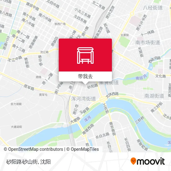砂阳路砂山街地图