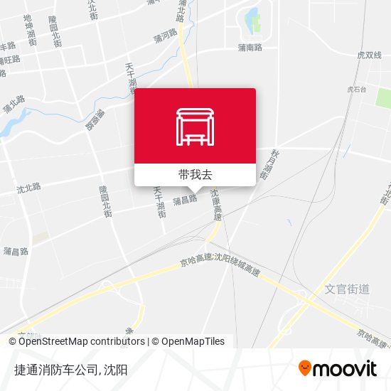 捷通消防车公司地图