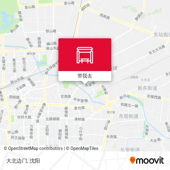 大北边门地图